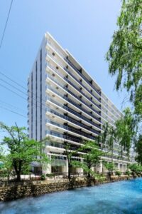 シティテラス前橋広瀬川 全景